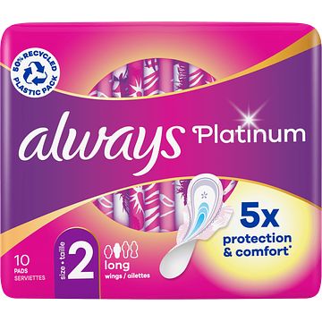 Foto van Always platinum long (maat 2) maandverband bij jumbo