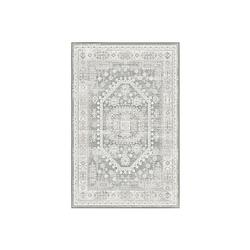 Foto van Vloerkleed vintage 160x220cm wit grijs perzisch oosters tapijt