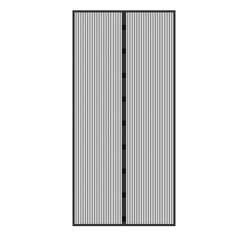 Foto van Vliegengordijn magnetische deur 100 x 210 cm zwart