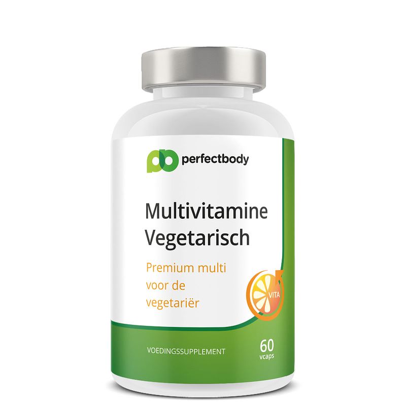 Foto van Perfectbody multivitamine vegetarisch - 60 vcaps