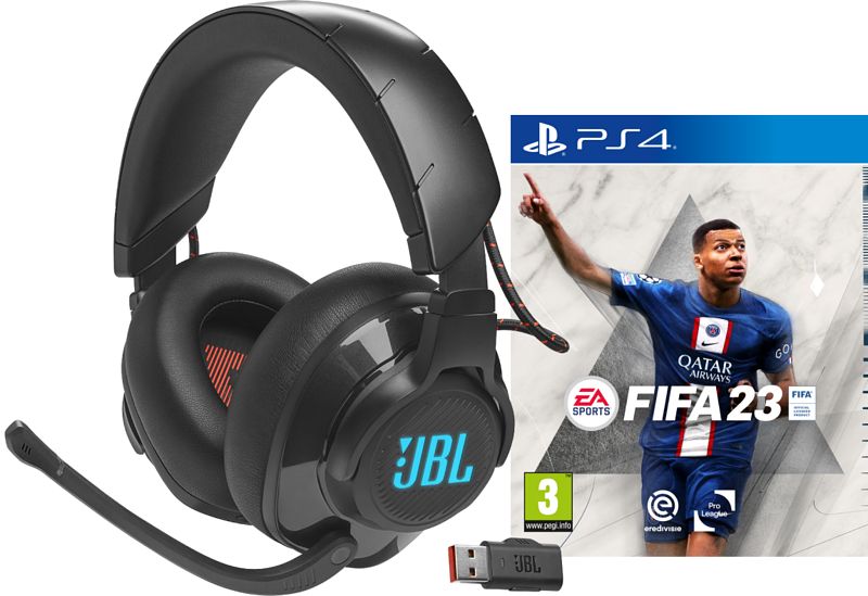 Foto van Jbl quantum 610 + fifa 23 ps4