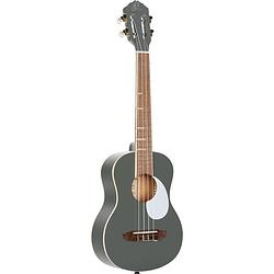 Foto van Ortega gaucho series ruga-plt platinum gray tenor ukelele met gigbag