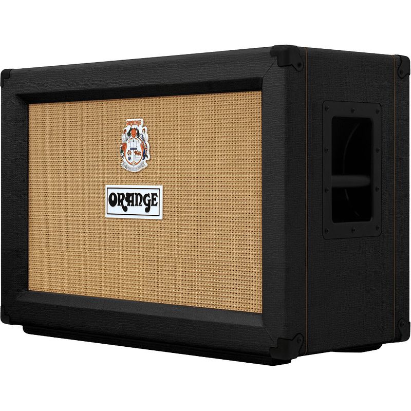 Foto van Orange ppc212 blk closed back 2x12 inch gitaar cabinet zwart