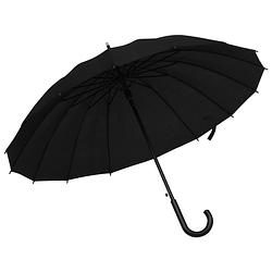 Foto van Vidaxl paraplu automatisch 105 cm zwart