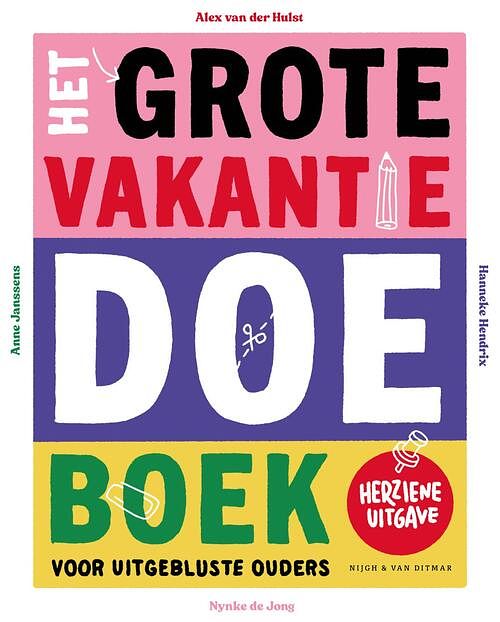 Foto van Het grote vakantie-doeboek voor uitgebluste ouders - alex van der hulst - paperback (9789038813301)