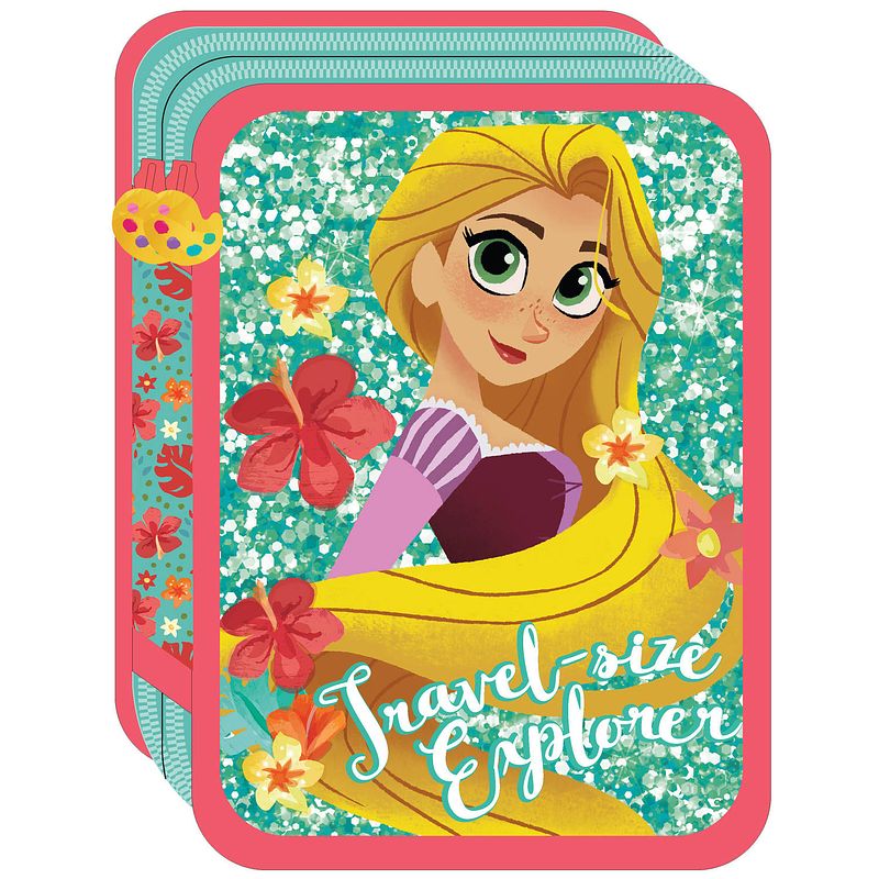 Foto van Disney rapunzel travel-size explorer - gevuld etui - 21 x 15 x 5 cm - multi