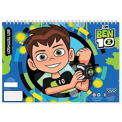 Foto van Ben 10 kleurboek ben 10 jongens 33 cm papier blauw 3-delig