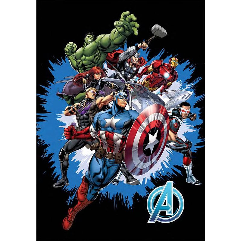 Foto van Aymax fleecedeken avengers 100 x 140 cm multicolor