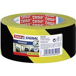 Foto van Tesa premium 58130-00000-01 markeringstape tesa signal geel, zwart (l x b) 66 m x 50 mm 1 stuk(s)