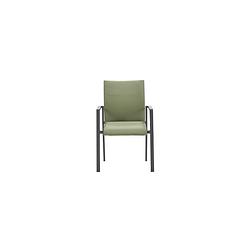 Foto van Garden impressions - dallas dining fauteuil carbon black/ moss green