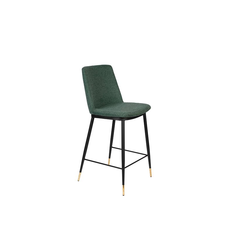 Foto van Anli style counter stool lionel dark green