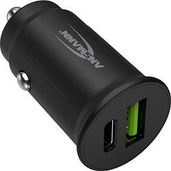 Foto van Ansmann incar charger cc230pd 1000-0029 usb-oplader auto, vrachtwagen uitgangsstroom (max.) 3000 ma 2 x usb 2.0 bus a, usb-c bus