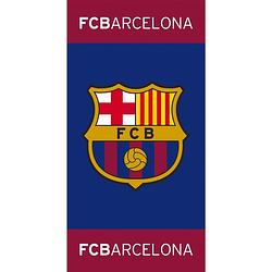 Foto van Fc barcelona logo - strandlaken - 75 x 150 cm - blauw