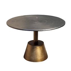 Foto van Benoa hobart antique lead sidetable 71 cm