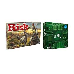 Foto van Spellenbundel - bordspel - 2 stuks - hasbro risk & wie is de mol