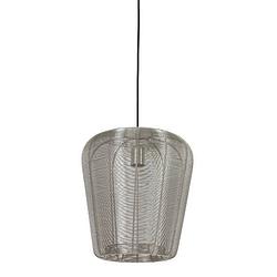 Foto van Light & living - hanglamp adeta - 31x31x37 - zilver