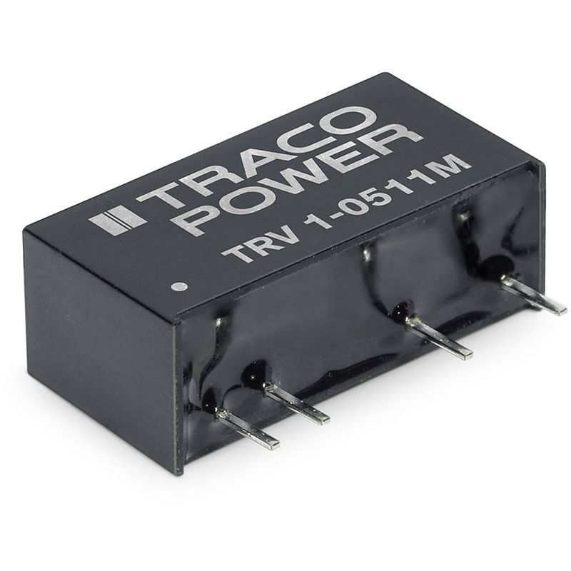 Foto van Tracopower trv 1-1221m dc/dc-converter, print 100 ma 1 w aantal uitgangen: 2 x