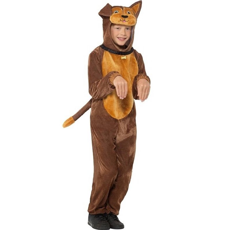 Foto van Hond onesie dierenpak kostuum voor kinderen - hondenpakken verkleedkleding 130-143 (7-9 jaar)