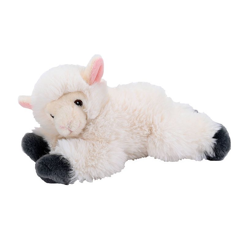 Foto van Pluche dieren knuffels schaap/lammetje van 18 cm - knuffel boederijdieren