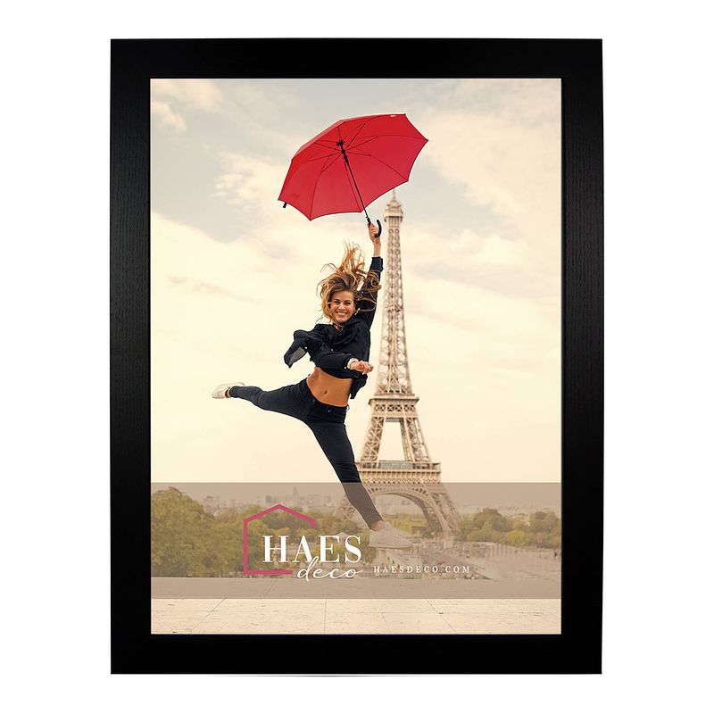 Foto van Haes deco - houten fotolijst paris zwart 30x40 - sp001311