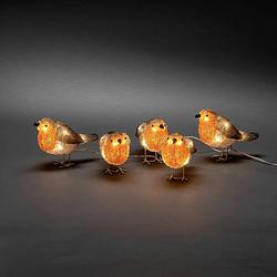 Foto van Konstsmide 6245-103 acryl figuur energielabel: g (a - g) vogel warmwit led oranje