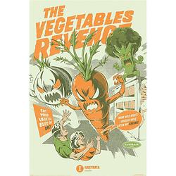 Foto van Poster illustrata the vegetables revenge 61x91,5cm