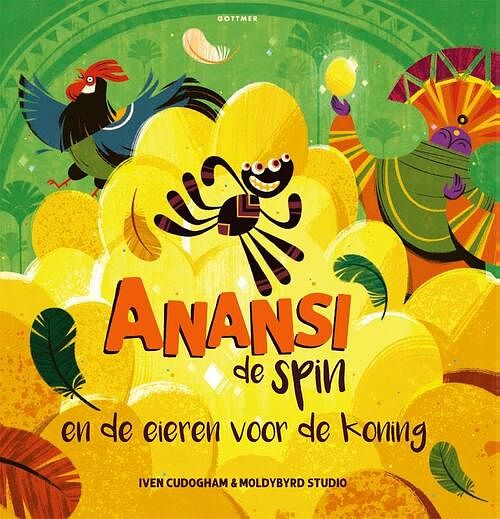 Foto van Anansi de spin en de eieren voor de koning - iven cudogham - hardcover (9789025776985)