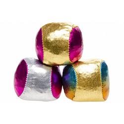 Foto van Lg-imports jongleerballen space metallic 3-delig 4cm