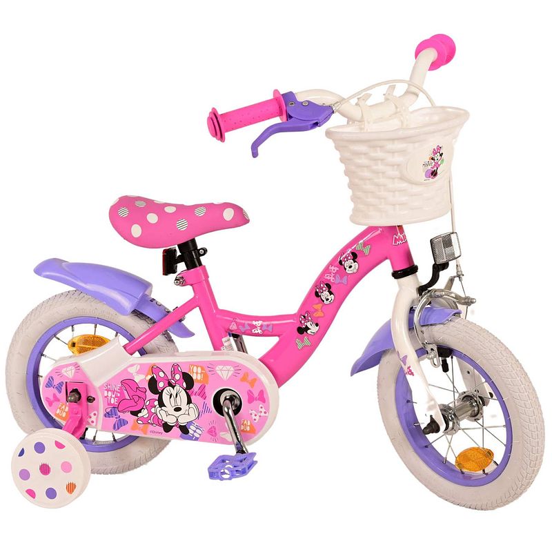 Foto van Minnie cutest ever! kinderfiets - meisjes - 12 inch - roze