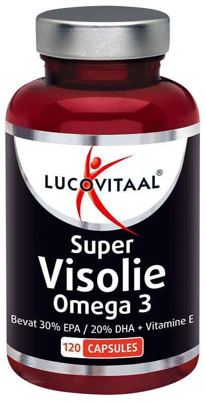 Foto van Lucovitaal super visolie omega 3 capsules