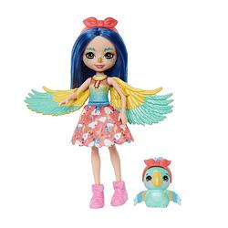 Foto van Mattel 16 delig enchantimals parrot