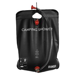 Foto van Orange85 camping douche - met slang - 20 liter - zwart - douchezak