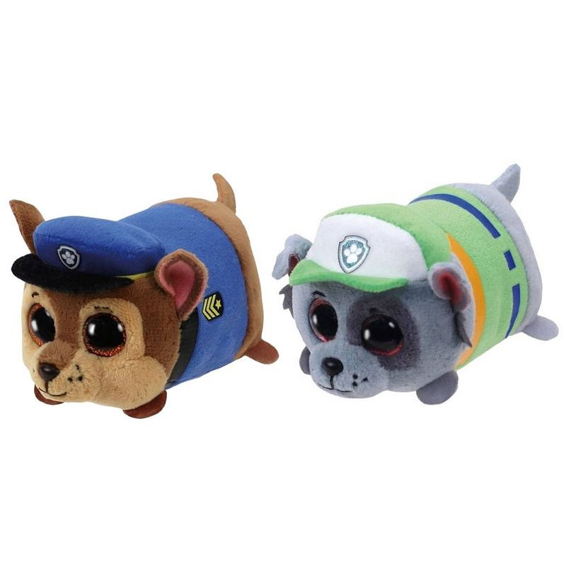 Foto van Ty - knuffel - teeny paw patrol - chase & rocky