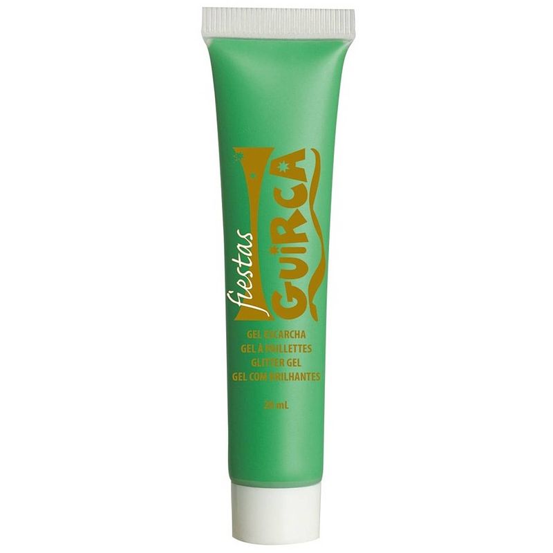 Foto van Fiestas guirca make-up tube waterbasis 20 ml groen