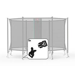 Foto van Berg trampoline veiligheidsnet onderdeel - safety net comfort - klikgespen (8x)