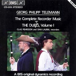 Foto van Telemann: the complete recorder duets vol.1 - cd (7318590003343)