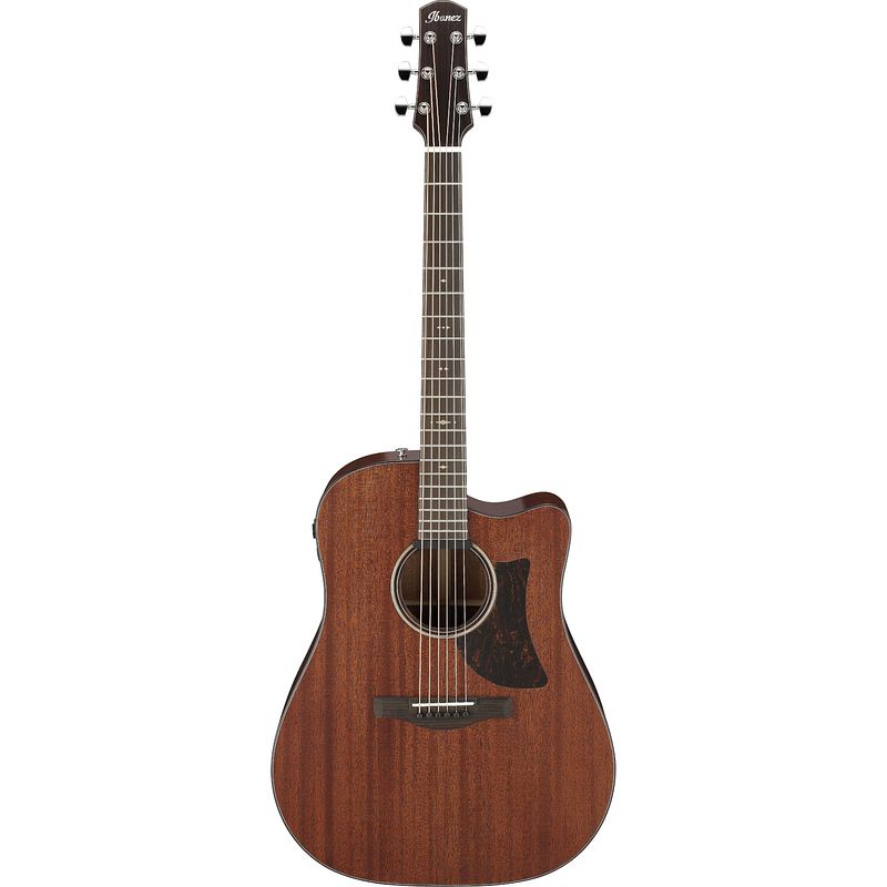 Foto van Ibanez aad440ce advanced acoustic platinum collection natural low gloss elektrisch-akoestische westerngitaar met koffer