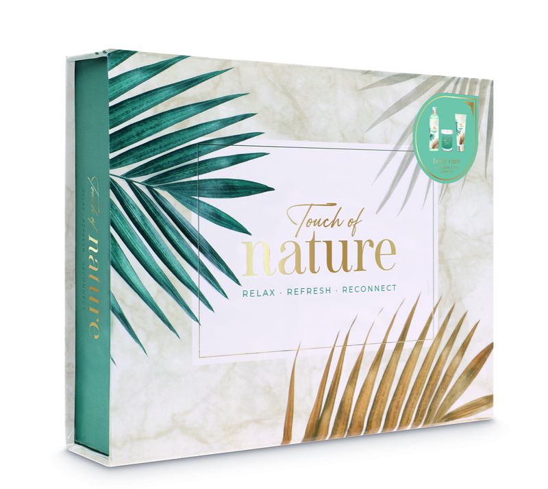 Foto van Source balance touch of nature bad luxe giftset