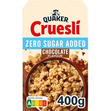 Foto van Quaker cruesli zero sugar added chocolade 400gr bij jumbo