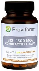 Foto van Proviform vitamine b12 1500 mcg zuigtabletten
