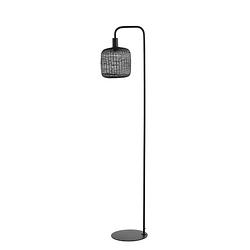 Foto van Light & living - vloerlamp lekang - 32x27x155cm - zwart