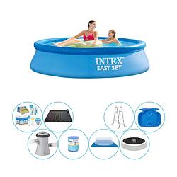 Foto van Intex easy set rond 244x61 cm - deluxe zwembad pakket