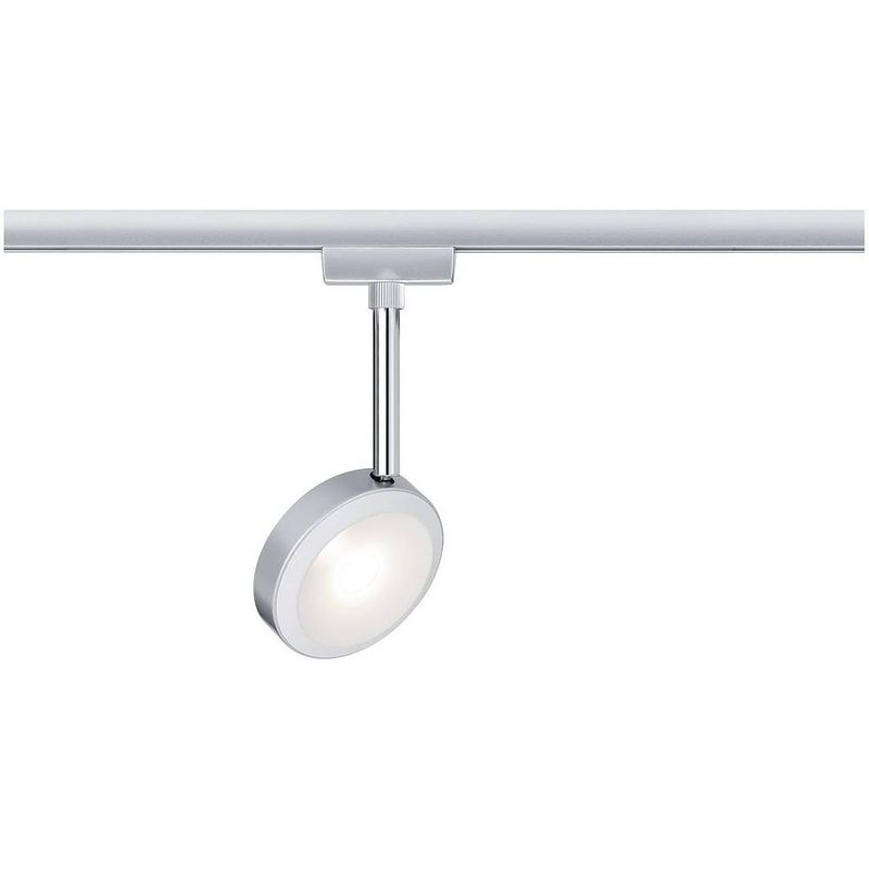 Foto van Paulmann urail discus 230v-railsysteem lamp urail led vast ingebouwd 5 w led chroom (mat)