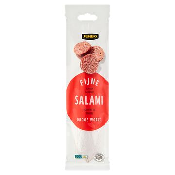 Foto van Jumbo fijne salami droge worst 250g