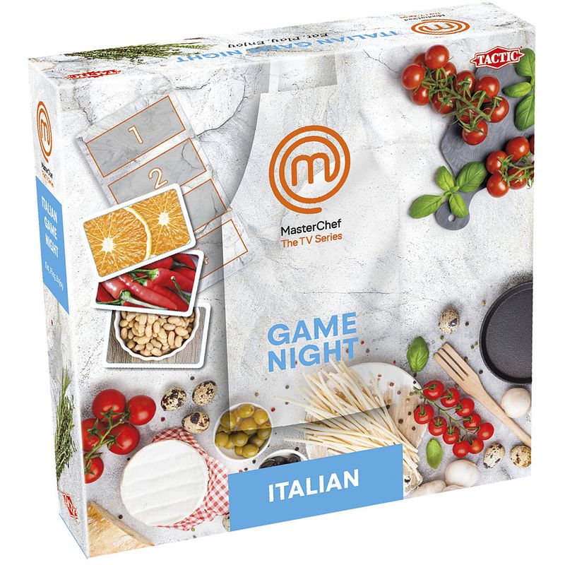 Foto van Tactic gezelschapsspel master chef: italian game night