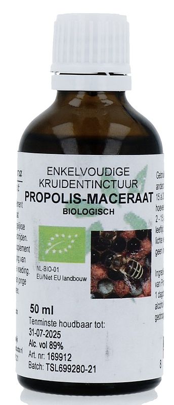 Foto van Natura sanat propolis maceraat tinctuur