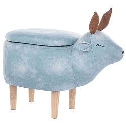 Foto van Beliani reindeer - hocker-blauw-polyester