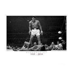 Foto van Pyramid muhammad ali commemorative ali vs liston kunstdruk 80x60cm