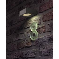 Foto van Slv quadrasyl wl15 232285 buitenlamp (wand) spaarlamp, led gx53 9 w antraciet