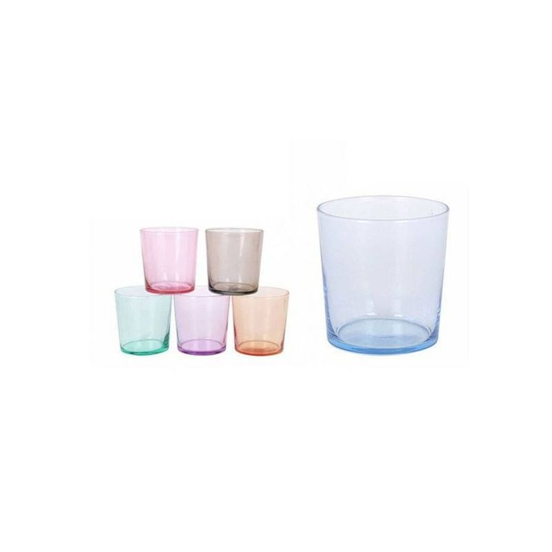 Foto van Glazenset lav multicolour 345 ml (6 stuks)